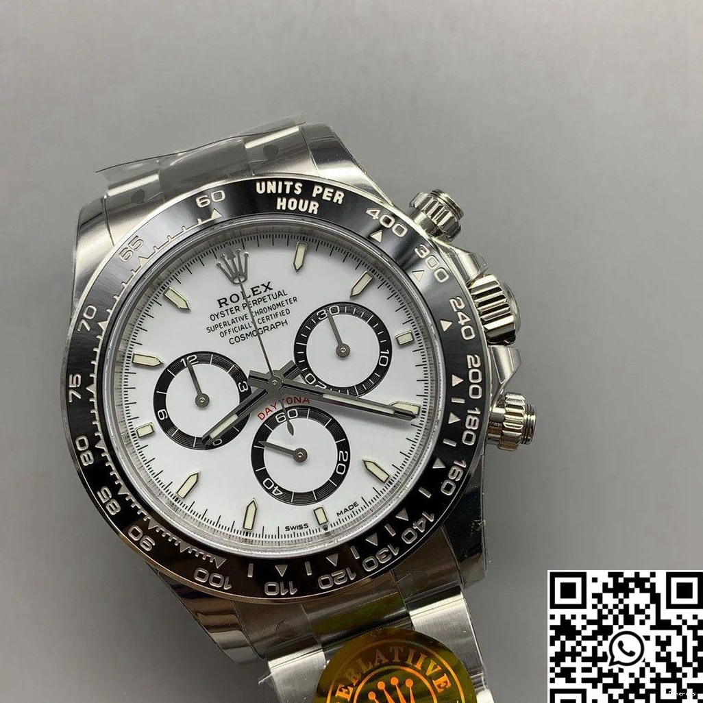 VS Cosmograph 4131 Rolex Daytona Black Movement Bezel Factory M126500LN-0001 0120